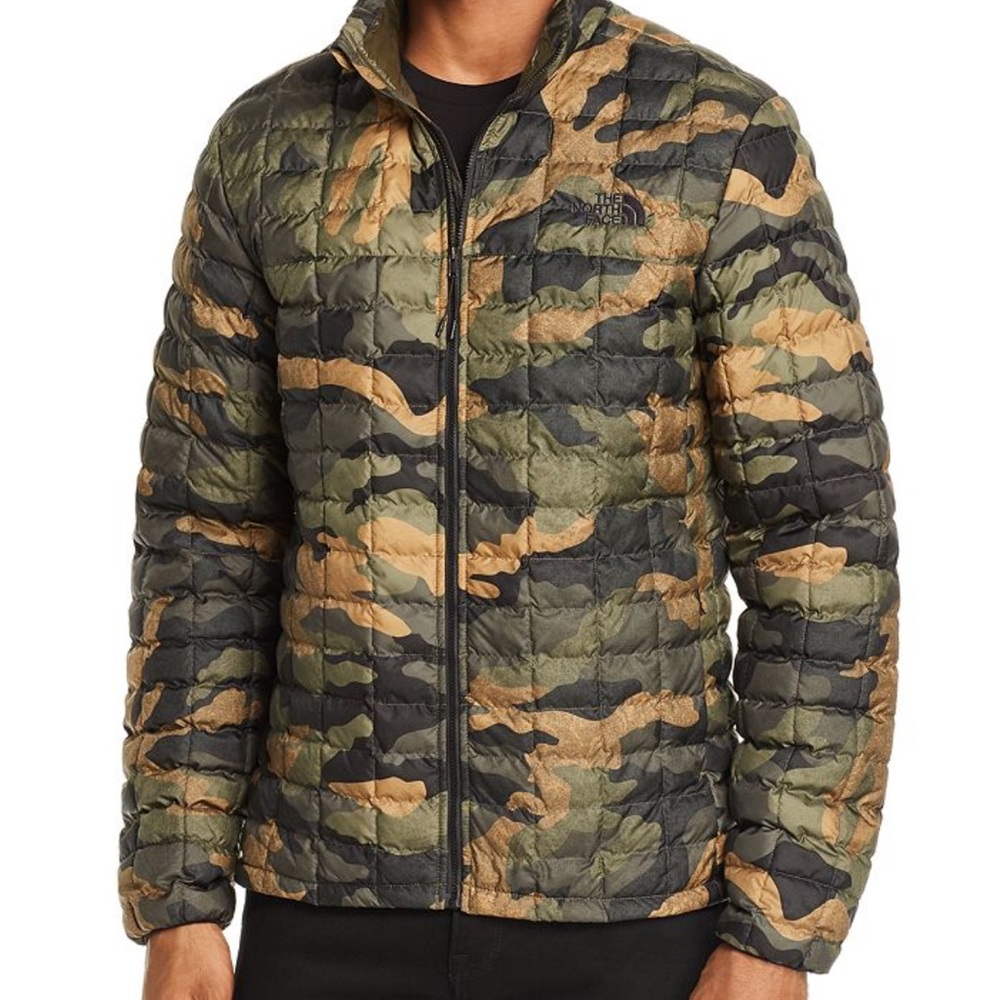 New Mens The North Face Black Eco Thermoball Full Zip Jacket Coat Puffer Hoody